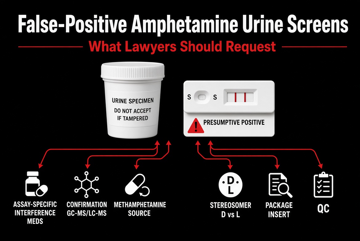 False-positive amphetamine and methamphetamine urine screen review