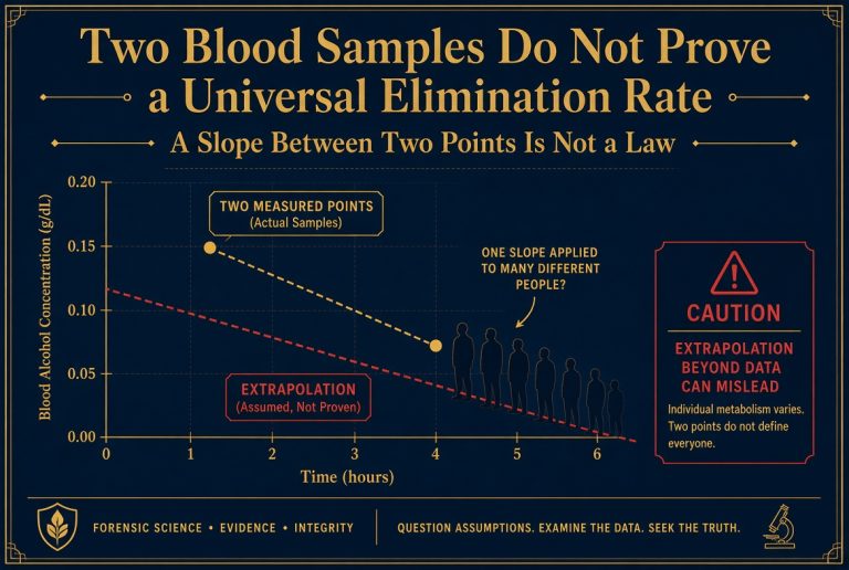 Alcohol elimination-rate toxicology evidence