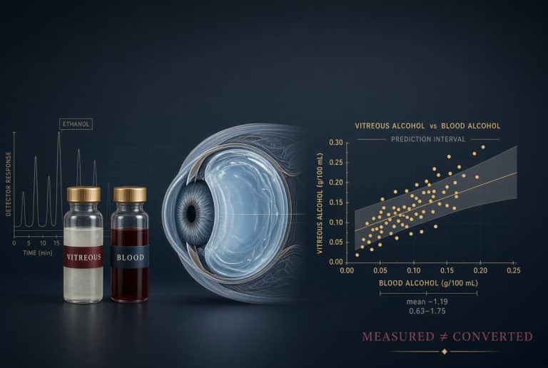 Vitreous alcohol evidence and blood-alcohol interpretation
